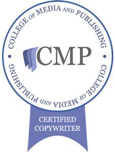 Copywriter Charter Mark from College of Media and Publishing - Certified Copywriter